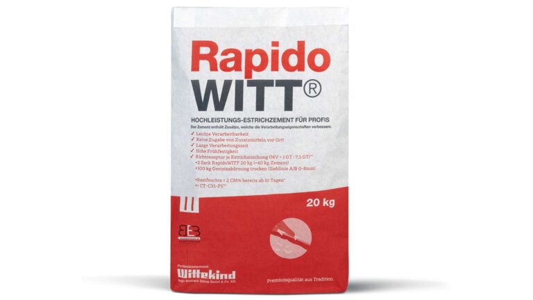 Zementsack Rapido WITT, 20 Kilogramm
